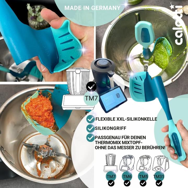 Produktbild Wundermix Calotti® Silikon + | Drehkellenspatel für Thermomix TM6, TM5, TM31