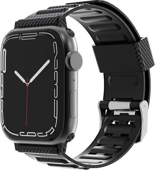 Actual product image MU Style Carbon Look Series TPU Plastic Wristband (41 mm, 38 mm, 40 mm, TPU Plastic)