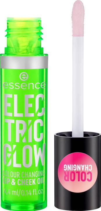 essence Electric Glow Colour Changing Lip & Cheek Oil (Transparent)