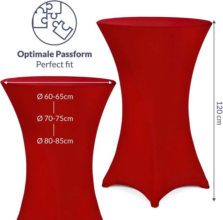 Produktbild Detex 2x Stehtischhussen (60 x 120 cm)