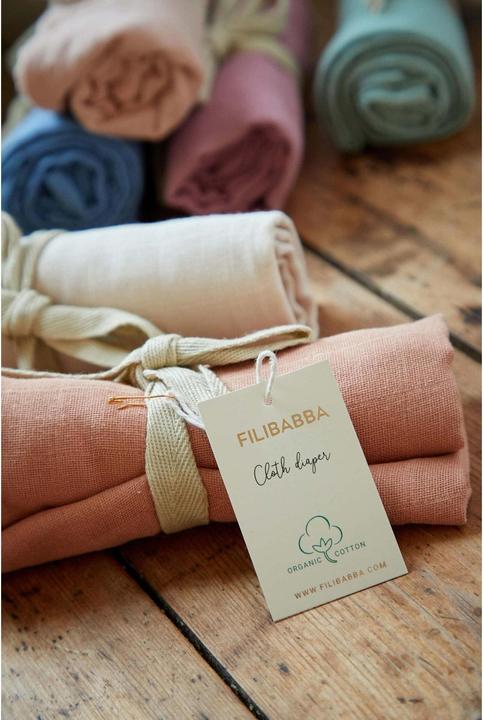 Produktbild Filibabba Musselintuch GOTS - Sandy (65 cm, 65 cm)
