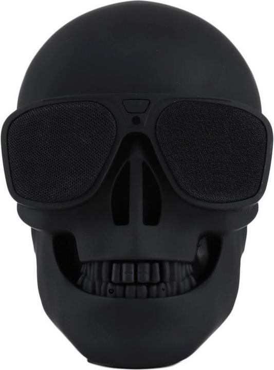 Image du produit PhoneLook Haut-parleur Gothic tête de mort Bluetooth V3.0 avec batterie réchargable (10 h, Fonctionnement sur batterie)
