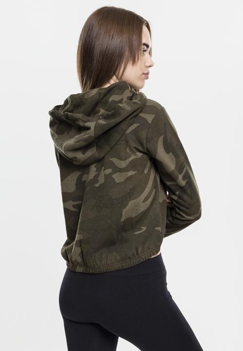 Actual product image Urban Classics Ladies Camo Cropped Hoody (M)