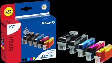 Produktbild Pelikan P37 Multipack (M, C, Y, PBK, BK)