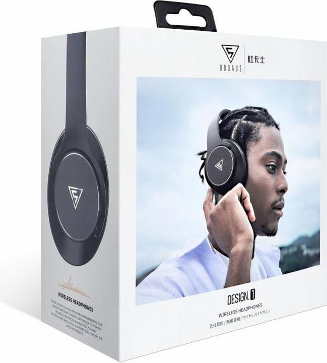 Image du produit Doqaus Casque filaire Casque sans fil bluetooth DESIGN 1 noir (65 h, Sans fil)