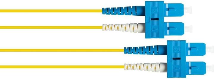 Image du produit Varia Câble de raccordement fibre optique duplex OS2 (monomode, 9125) SCSC, LSZH, polarité interchangeable (0.50 m)