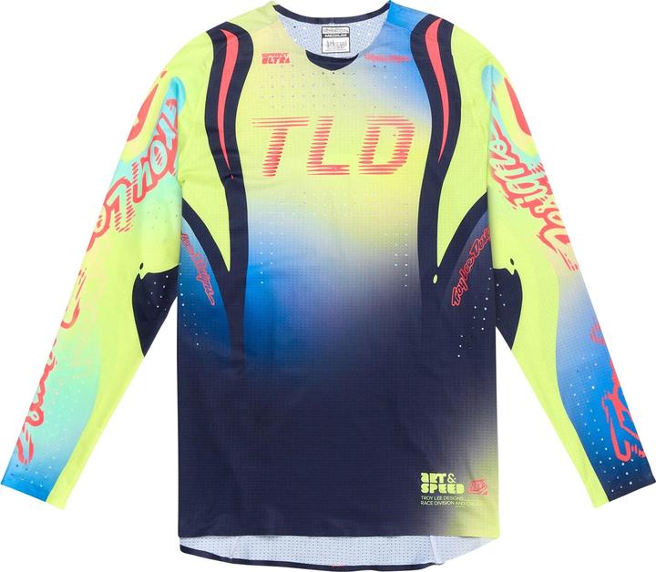 Troy Lee Designs Sprint Ultra Jersey, Drip, glo yellow, L (L)