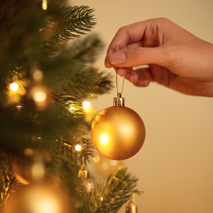 Produktbild tectake Weihnachtskugeln (24 -teilig)