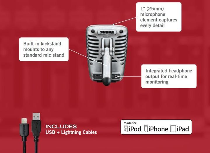 Image du produit Shure Motif MV51