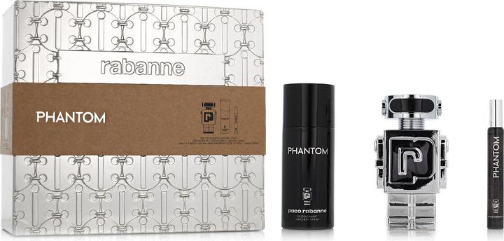 Paco Rabanne SET Phantom Men EDT spray 100ml + DEO spray 150ml + EDT 10ml (Eau de Toilette)