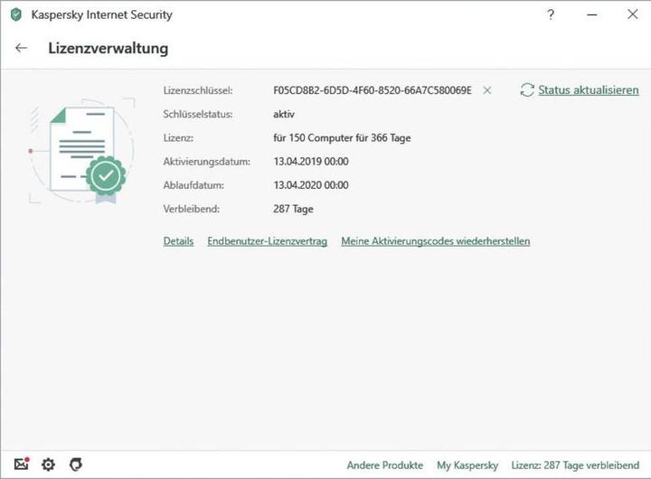 Immagine prodotto Kaspersky Sicurezza Internet 2020 (3 Utente, 12 mesi)