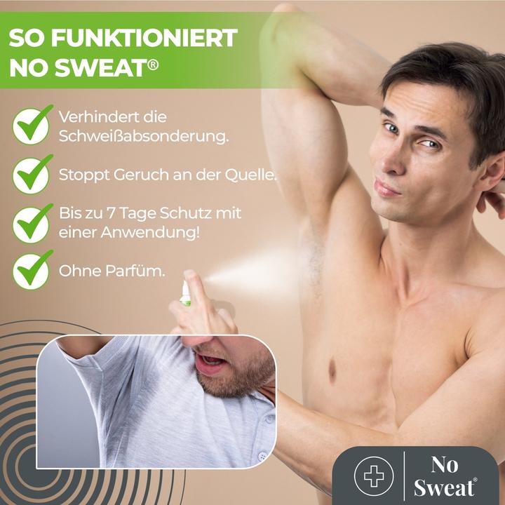 Actual product image KLC Kozmetik No Sweat antiperspirant spray 50 ml (Spray, 50 ml)