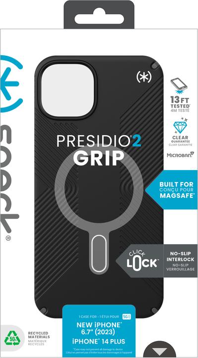 Actual product image speck Case for iPhone 15 Plus/14 Plus Series (Apple iPhone 15 Plus, Apple iPhone 14 Plus)