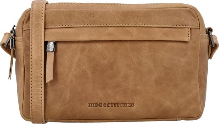 Immagine prodotto Micmacbags Hide & Stitches Porto Umhängetasche - Taupe - 100% Leder