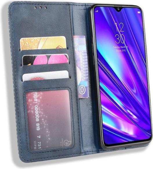Produktbild MU Classic Retro Leder Bookcover Series (Realme 5 Pro)