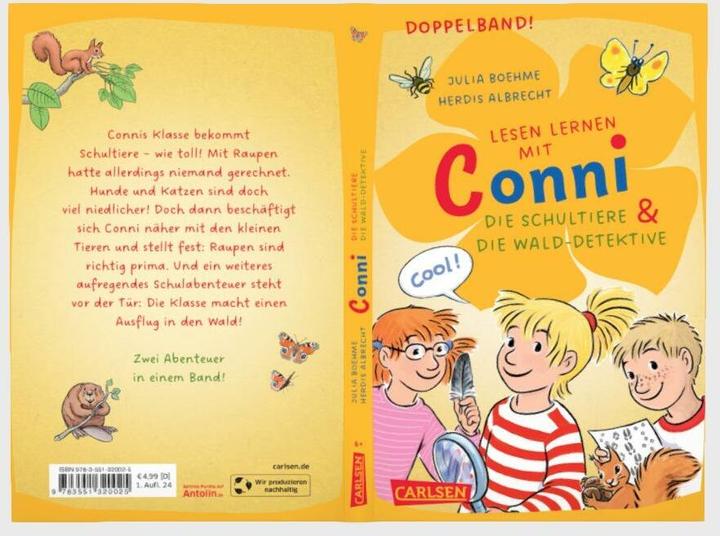Produktbild Lesen lernen mit Conni: Doppelband. Enthält die Bände: Conni und die Schultiere / Conni und die (Deutsch, Herdis Albrecht, Julia Boehme, 2024)