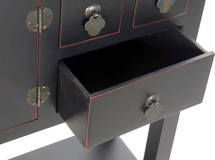 Produktbild DKD Home Decor Console Fir Black 95 x 24 x 79 cm MDF Wood