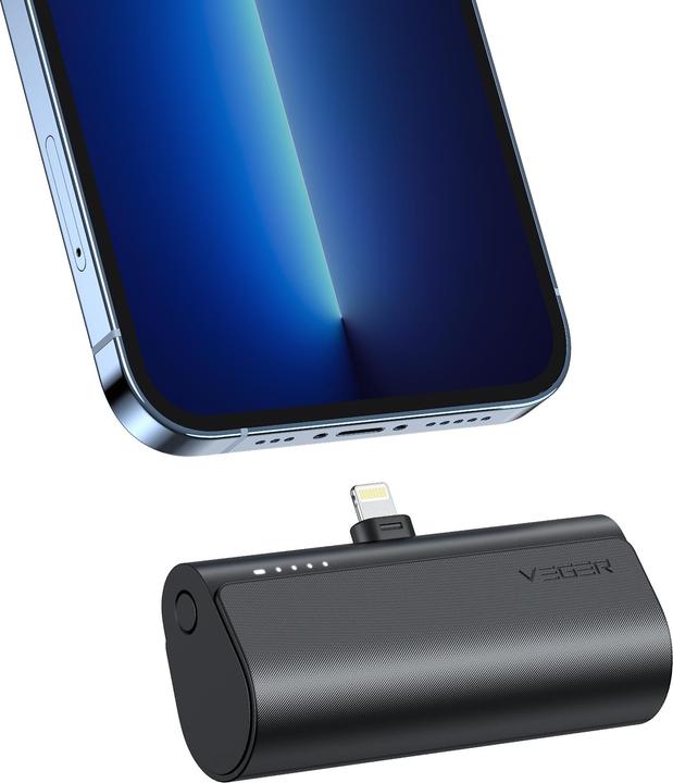 Image du produit Veger Plugon Powerbank Lightning - 5'000mAh (5000 mAh, 20 W, 18.50 Wh)