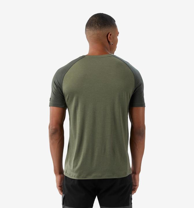 Actual product image Forclaz Langarmshirt Herren - Merino Resist khaki (L)