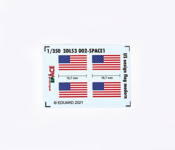 Produktbild Eduard US ensign flag modern SPACE