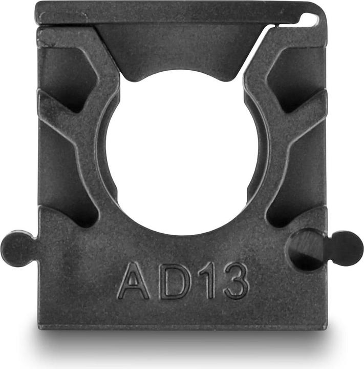 Produktbild Delock Kabelschlauchhalter 13 mm, 8 Stück, Schwarz (Kabelschlauch, 3 cm)