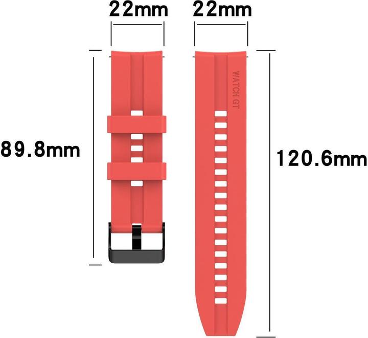 Produktbild Cadorabo Smartwatch Armband (20 mm, Silikon)