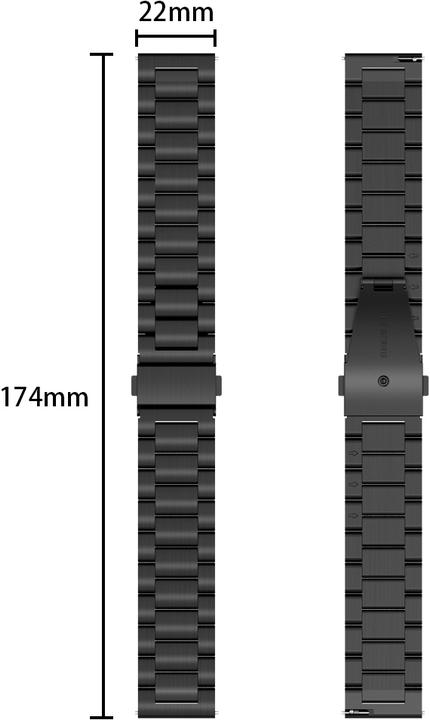 Image du produit Cadorabo Bracelet de montre intelligente (22 mm, Acier inoxydable)