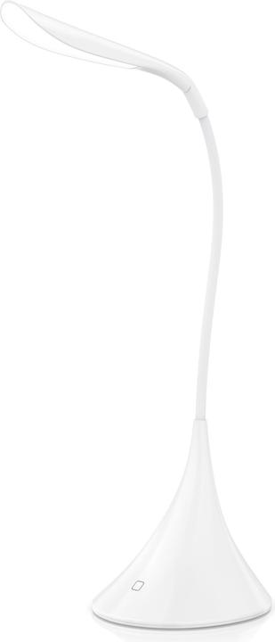 Produktbild CSL Schreibtischlampe LED Tischlampe, flexibler Schwanenhals, Leselampe mit USB oder Batteriebetrieb (160 lm)