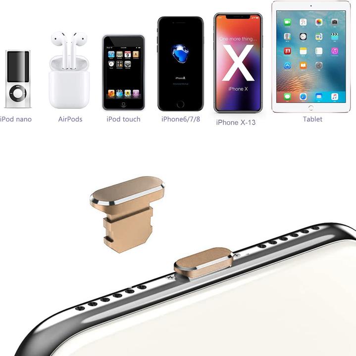 Immagine prodotto Cadorabo Tappi antipolvere per Iphone (Film adesivo, iPhone)