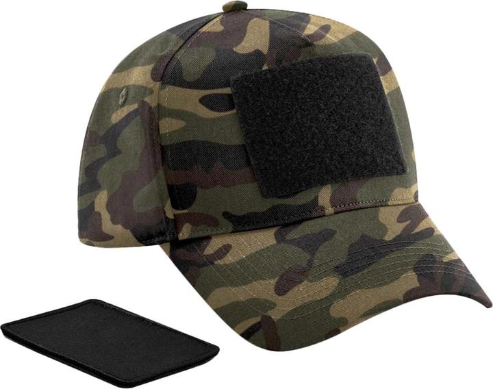 Beechfield Baseballmütze Abnehmbarer Aufnäher (One Size)