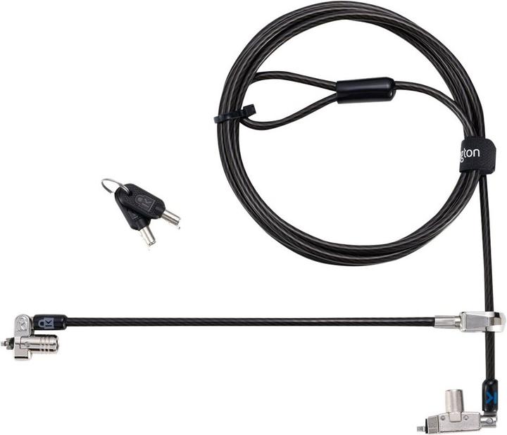 Actual product image Kensington Slim N17, 2.0, Keyed, Dual, Laptop Lock - Like, Keyed