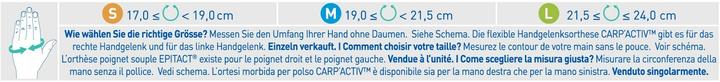 Actual product image Epitact Carp'Activ Flexible L Right (L)