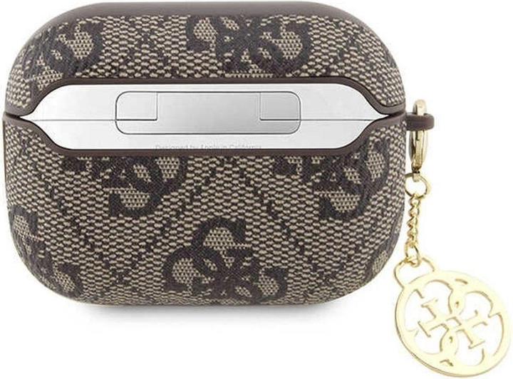 Produktbild Guess 4G Script Heart PC/PU Case für Apple Airpods Pro 2 - brown (Kopfhörer Tasche)