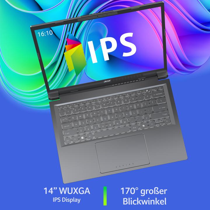 Produktbild Acer Aspire 14 AI (14", Intel Core Ultra 7 256V, 16 GB, 512 GB, DE)