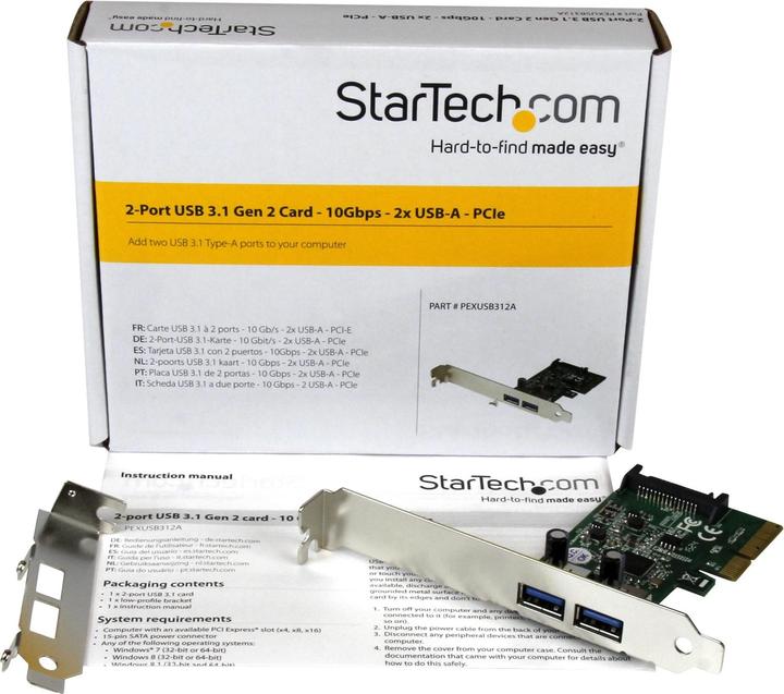 Produktbild StarTech .com 2-Port USB PCIe Adapter