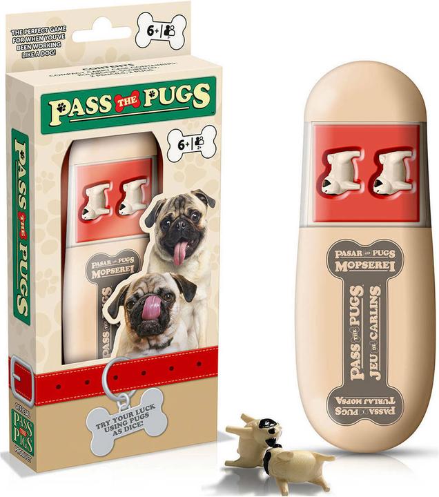 Produktbild Winning Moves Pass The Pugs - Travel Size (WIN4192) (Englisch)