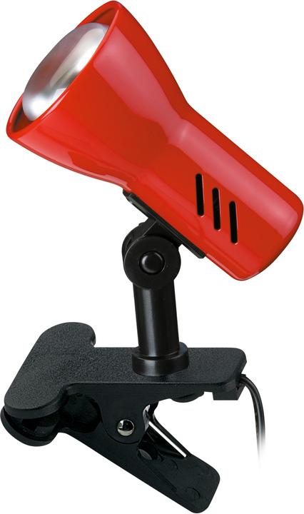 Image du produit Briloner Lampe à pince, rouge, 1xE14/40W (E14)