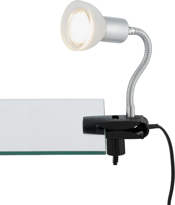 Produktbild Briloner LED Klemmleuchte, titanfarbig-weiss, 1xLED/GU10/3W (250 lm, GU10)