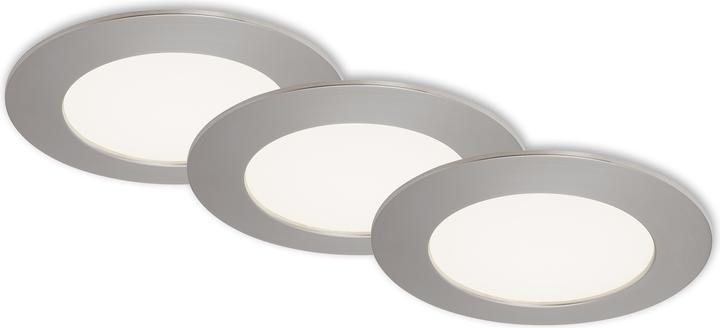Produktbild Briloner LED Einbauleuchte, matt-nickel, 3xLED-Platine/8W (800 lm)