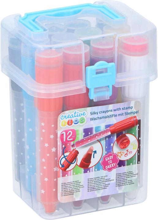 Productafbeelding Creative kids Waskrijt met stempel, 12 st. (Veelkleurig, 12 x)