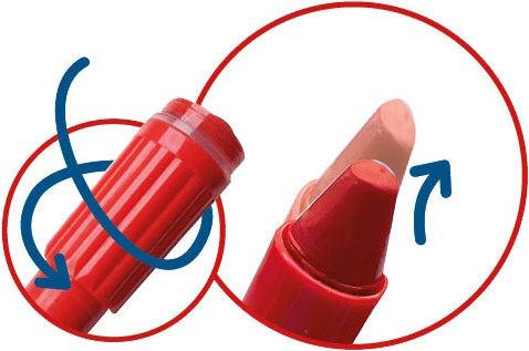 Productafbeelding Creative kids Waskrijt met stempel, 12 st. (Veelkleurig, 12 x)