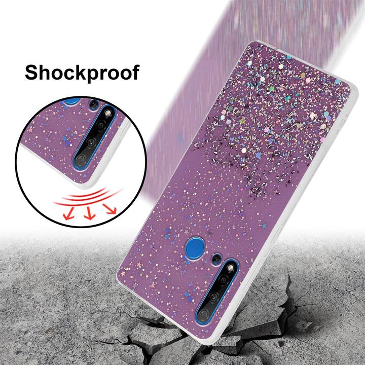 Produktbild Cadorabo TPU Cover funkelnder Glitter (Huawei Nova 5i, Huawei P20 Lite (2019))
