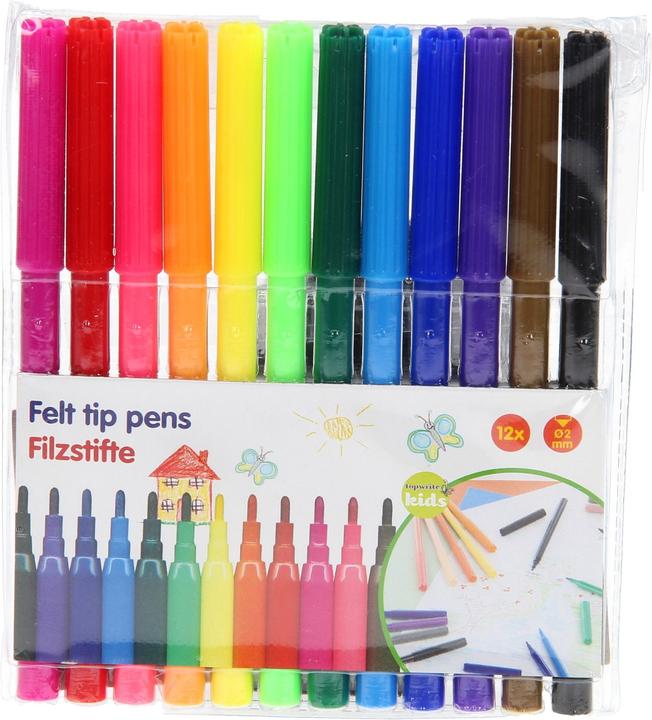Produktbild Topwrite Kids Filzstifte, 12st. (Mehrfarbig, 12 x)