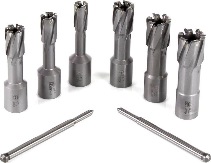 Actual product image Fein Core drill set 63127714020 1 S (18 mm, 14 mm, 12 mm, 20 mm, 22 mm, 16 mm)