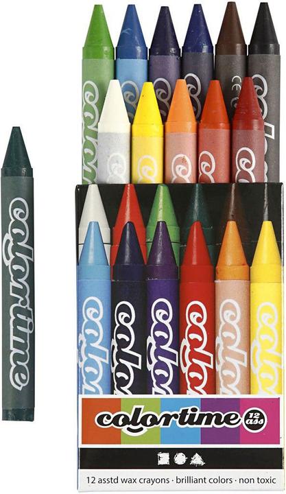 Produktbild Creativ Company Set mit Farbkreide, 12 Farben (Sortierte Farben, 12 x)