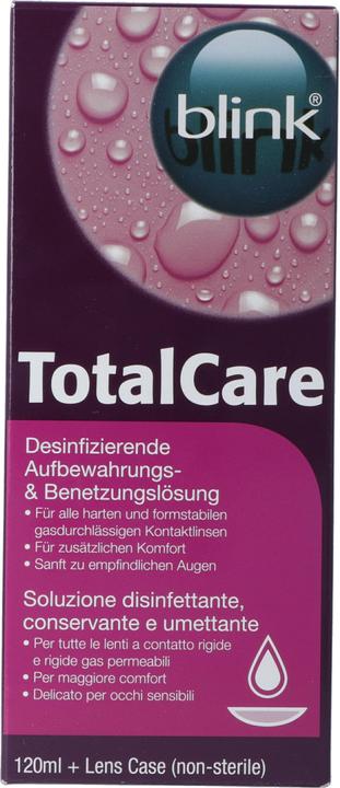 Image du produit Blink TotalCare solution + Lensecase sol (Entretien des lentilles dures, 120 ml)