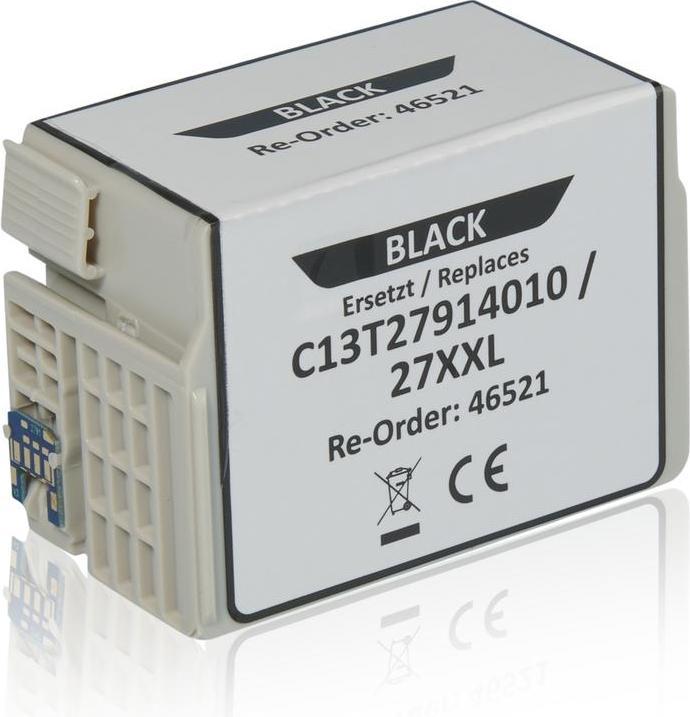 Actual product image Inkadoo Ink Cartridges compatible with Epson C13T27914010 / 27XXL Ink Cartridge, black Black (FC)