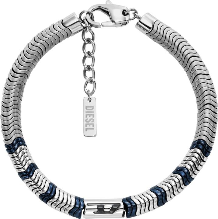 Immagine prodotto Diesel Armband D LOGO (18.30 cm, Acciaio inossidabile, Pietra semipreziosa)