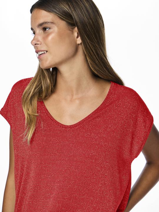 Produktbild Pieces Pcbillo Tee Lurex Stripes Noos Bc (L)