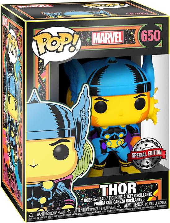 Actual product image Funko POP! - Marvel - Black Light: Thor